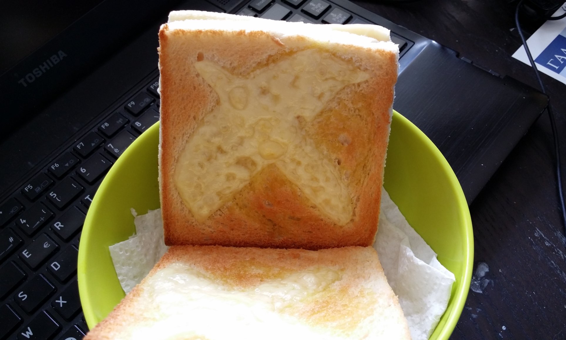 Toast étoile